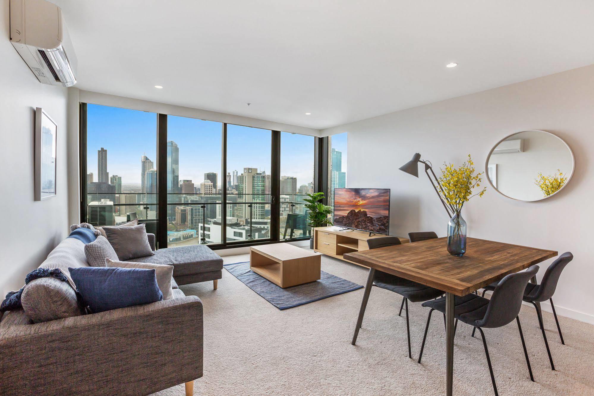 Serviced Apartments Melbourne - Platinum ملبورن المظهر الخارجي الصورة